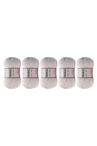 NAKO Νήματα πλεξίματος χειρός Super Pearl 100 Gr 5 ΤΕΜ