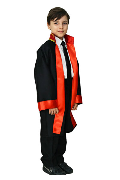 DilekKostüm Hakim & Yargıç Cübbesi - Çocuk Meslek Kostümü