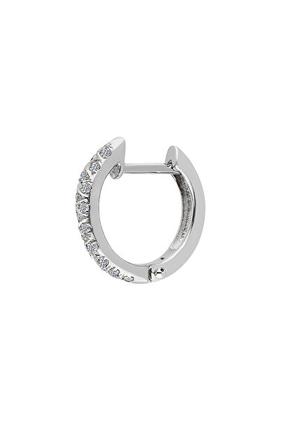 Sirius Pırlanta Pırlanta Taşlı Halka Erkek Küpesi