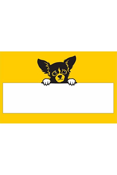 Köpekli Kıyafet Etiketi 20'li
