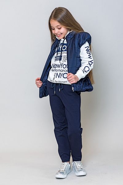 incity Суитшърт New York с качулка за момиче