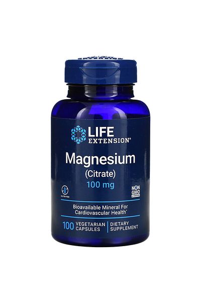 Life Extension Magnesium Citrate 100 Capsules