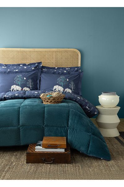 Apricitas HOME Set de dormit cu o singură pilota Softly Migra