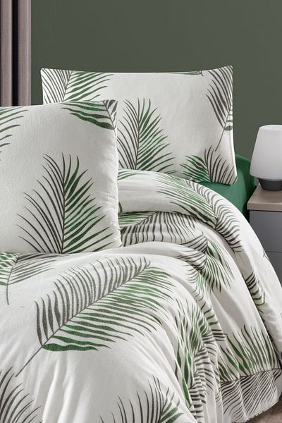 Mulberry Σετ Παπλωματοθήκης Κήπου Flannel Flannel Χειμερινή Μονή Παπλωματοθήκη