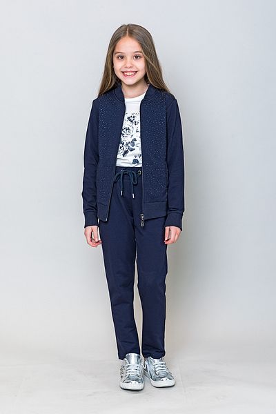 incity Girl's Stone Detailed Stylish Tracksuit Set (2 pieces)