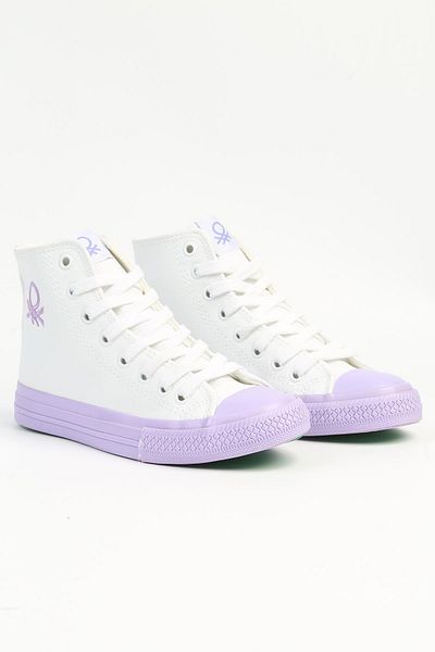 Benetton ® |   BN-31046 - 3374 White Lilac - Pantofi sport pentru damă