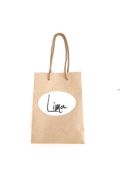 Bosphorus GIFT BAG,ITALIAN DESIGN BEIGE COLOR 12x17x5cm
