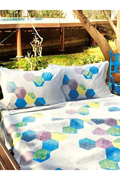 Marie Claire Çift Kişilik Pike Takımı Polygones