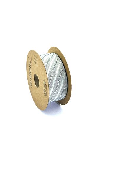 FANTASTIC KURDELE GILVERY WOVEN BORDER RIBBON (35mm WIDTH - 10m LENGTH)