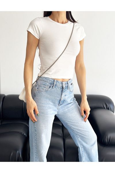 fiolin Women's Short Sleeve Crew Neck Badi