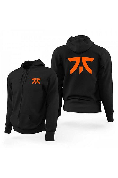 Z zepplin Φούτερ με κουκούλα Fnatic 2021 Black Zippered Limited Edition