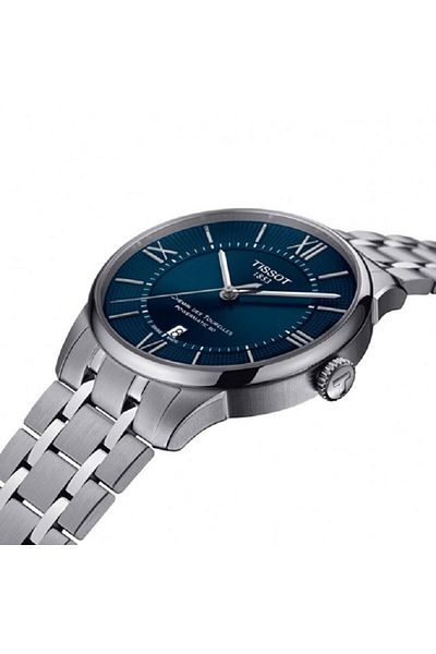 TISSOT ساعة يد رجالية Chemin Des Tourelles Powermatic 80 T099.407.11.048.00