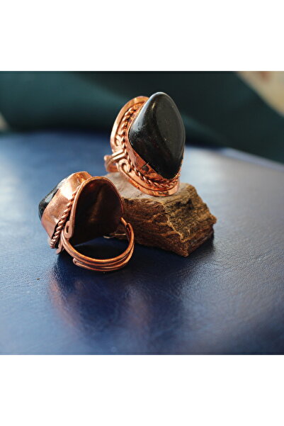 baddin aksesuar El Yapımı Siyah Lal (GARNET/GRANAT) Taşı
doğaltaş Yüzük Düzen...