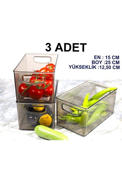 Turnberry 3-Piece Refrigerator and Vegetable Fruit Organizer - Makeup Organizer and Closet Organizer