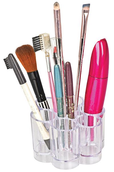 Emofom Glow Makeup Organizer - Lipstick, Eye Liner and Brush Compartment