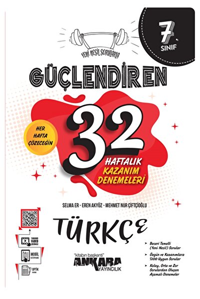 kitabın başkenti ankara yayıncılık 7.Sınıf Yeni Nesil Sorularla Güçlendiren 3...