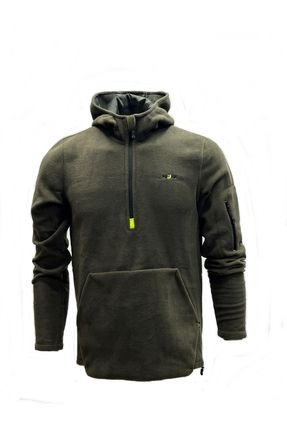 NJM SPORT WEAR Erkek Polar Haki Yar m Fermuarl Cepli Kapu onlu Outdoor Slim Fit K l k Sweat Fiyat Yorumlar Trendyol