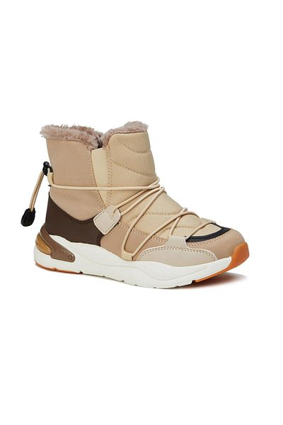 Vicco Pablo Light Fur Inside Unisex Παιδικές Μπεζ/Καφέ μπότες χιονιού