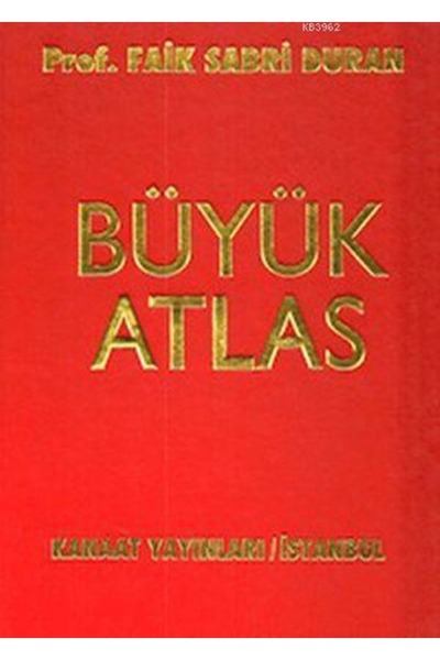 Kanaat Yayınları Kanaat Golden Büyük Atlas (Ciltli)