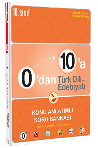 Tonguç Yayınları 0'dan 10'a Türk Dili Ve Edebiyatı Konu Anlatımlı Soru Bankası