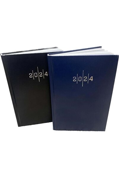 Lizy 2024 AJANDA 14x20 Cilt Bezli Günlük Ajanda ÇİZGİLİ