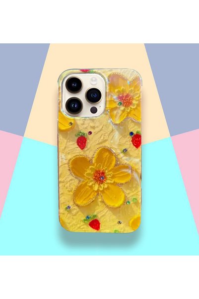 Miscase حافظة هاتف زهور منقوشة ثلاثية الأبعاد متوافقة مع هاتف iPhone 13 PRO MAX