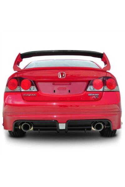 APEXİ Honda Cıvıc Sedan Uyumlu Fd6 Mugen Rr Spoıler Yüksek Boyasız 2006-2011 Model Uyumlu