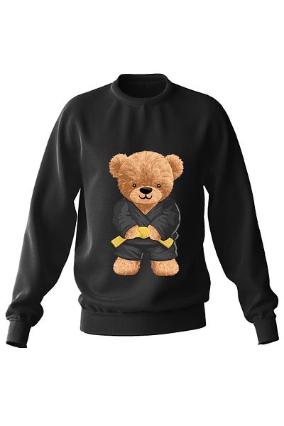 ADA BEBEK ÇOCUK Hanorac pentru copii unisex cu imprimeu Taekwondo Bear