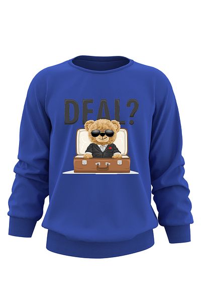 ADA BEBEK ÇOCUK Hanorac pentru copii unisex oversize cu imprimeu urs