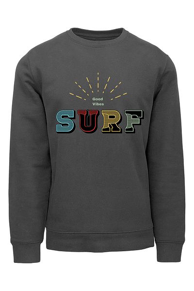 ADA BEBEK ÇOCUK Παιδικό φούτερ Unisex Oversize Surf Printed