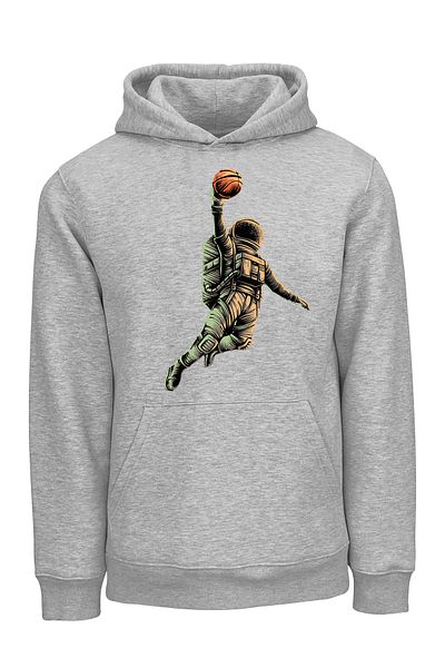 ADA BEBEK ÇOCUK Παιδική μπλούζα Unisex Oversize Spiker Astronaut με στάμπα