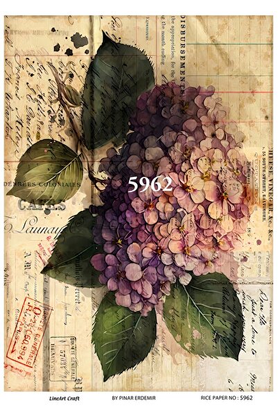 LİNEART Pirinç Dekopaj Kağıdı No:L5962- 29X42cm