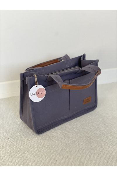 BAGLOVİS Canvas Shoulder Bag with Precepts