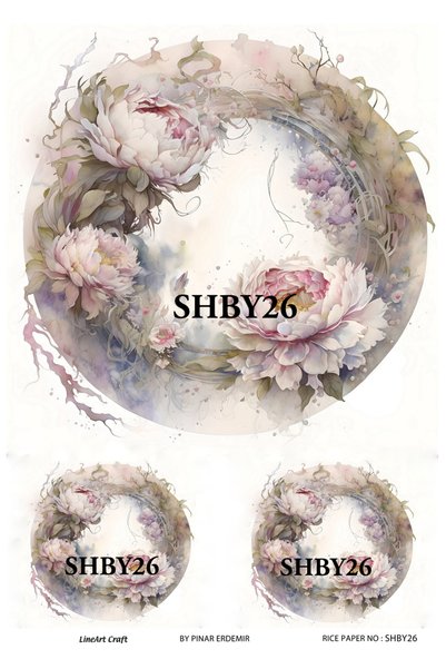 LİNEART Pirinç Dekopaj Kağıdı No:SHBY26- 29X42cm