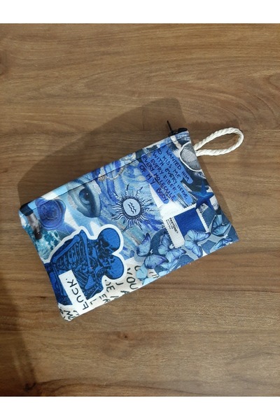 owl bag vilinska estetika lubanja poljubac plava Sa deznom Dizajn platneni dr...