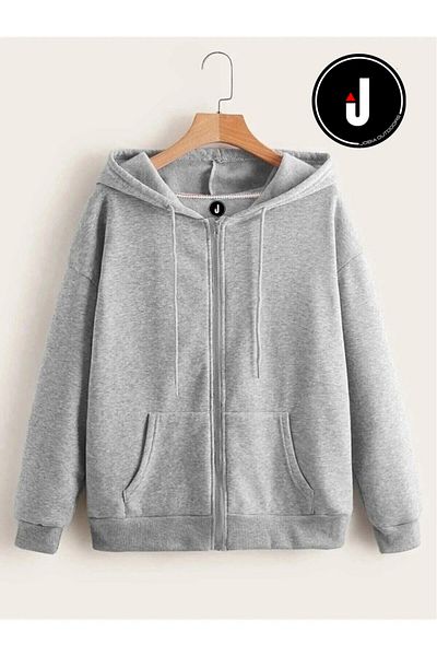Jobia Outdoors Γυναικεία Ανδρικά Μπουφάν Fleece Μονό Φούτερ με κουκούλα με φερμουάρ 3 κλωστών