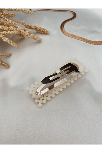 Mathilda Aksesuar Women's Hollow Single Side Buckle with Pearls
