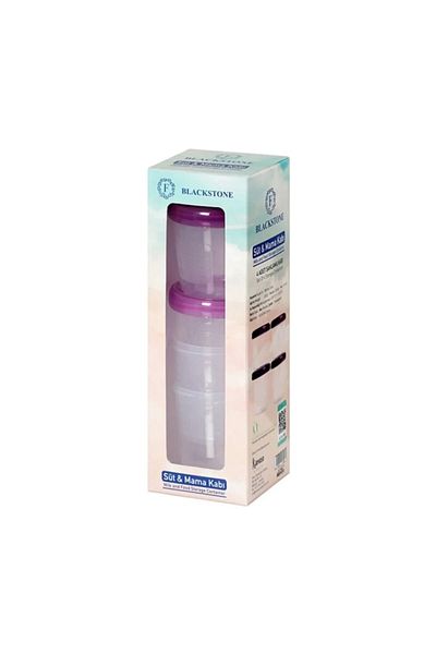 F BLACKSTONE 4-Piece 180ml Mother Baby Milk and Food Baby Organic Food Scale Leak-Proof Lid Storage Container