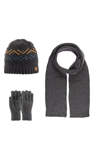 Kitti Set of 3 Scarf Beanie Gloves for 9-15 Years Old Boys