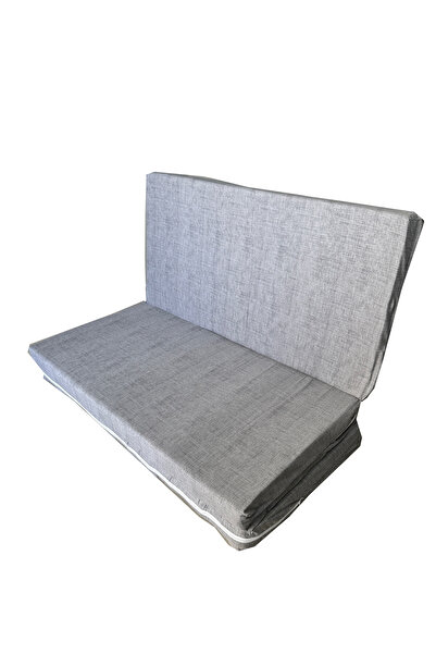 Vip Home Concept Market Ürünleri Çift Kişilik Sünger Yatak Katlanır Minder Yatak 120x195x8 CM-GRİ-Katlanır Yer Yatağı