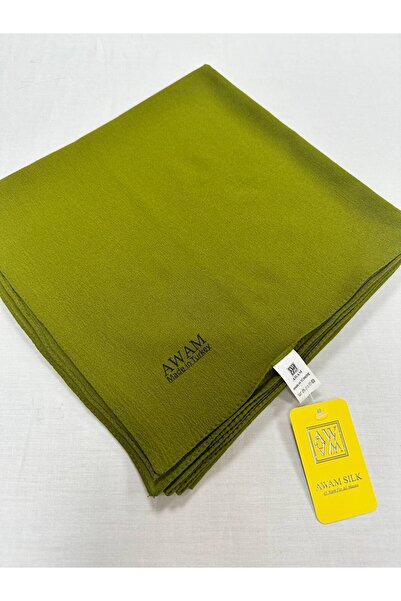 AWAM SILK وشاح شيفون إيطالي كبير الحجم من الحرير