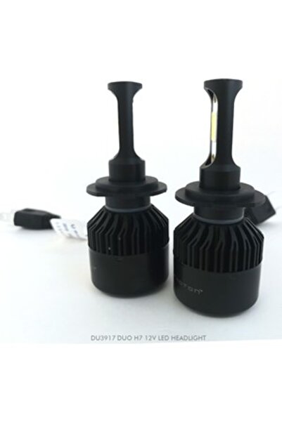 derin car design 12-24 Volt H7 Beyaz 10800 Lümen 50 Watt Garantili Led Xenon