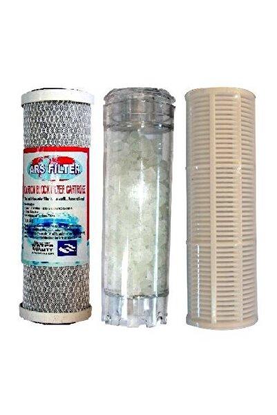 Liberty Daire Girişi Su Arıtma Filtre 3 Lü Set,10'',Yıkanabilir,Silifos