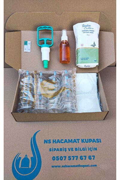 NS MEDİKAL Hacamat Kupası Full Set & Hacamat Takımı