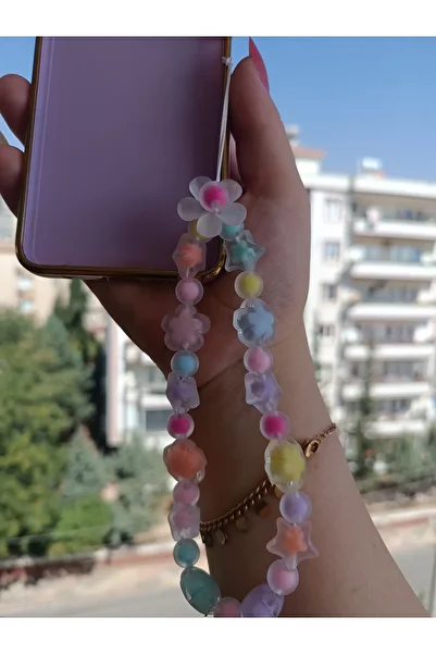 Efna Store Colorful Beaded Phone Charm, Phone Bracelet Accessory and Gift Box, Gift Accessory