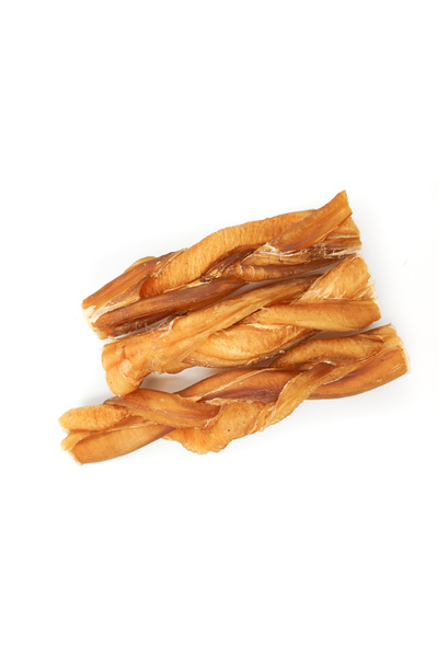 Eva & Wall-e Köpek Kemiği Ödül Kemiği Kurutulmuş Taze Bully Stick Çiğneme, %100 Doğal Sığır Örgü Kamış 3 Adet