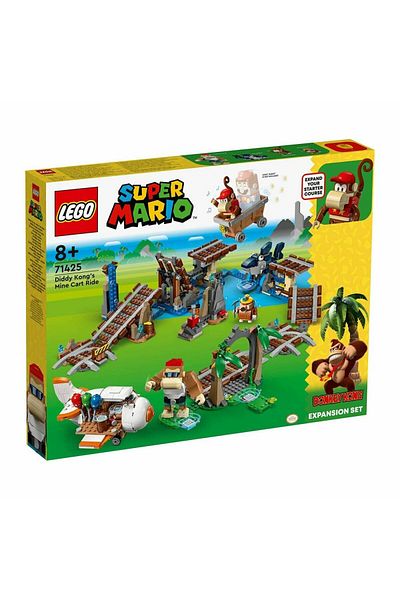 LEGO FABBATOYS 71425 LEGO®Super Mario™Diddy Kong's Mining Car Additional Adventure Set 1157 pieces+8 years
