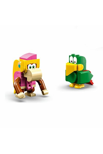 LEGO FABBATOYS 71421 LEGO® Super Mario™ Dixie Kong'un Orman Konseri Ek Macera Seti 174 parça +7 yaş
