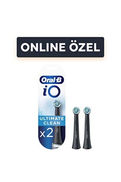 Oral-B Io Clean Black Şarjlı Fırça Başlığı 2'li ( 1 ADET )