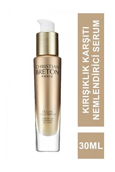 Christian Breton De Luxe Skin Serum - Gold and Caviar Extract, Lifting Effect and Anti-Wrinkle, Moisturizer, 30 Ml